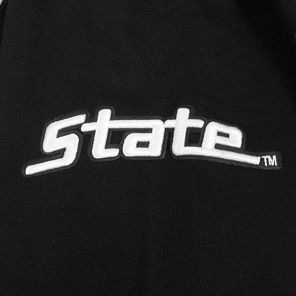 imagePro Standard Mens College Classic Chenille Pull Over HoodieBlack
