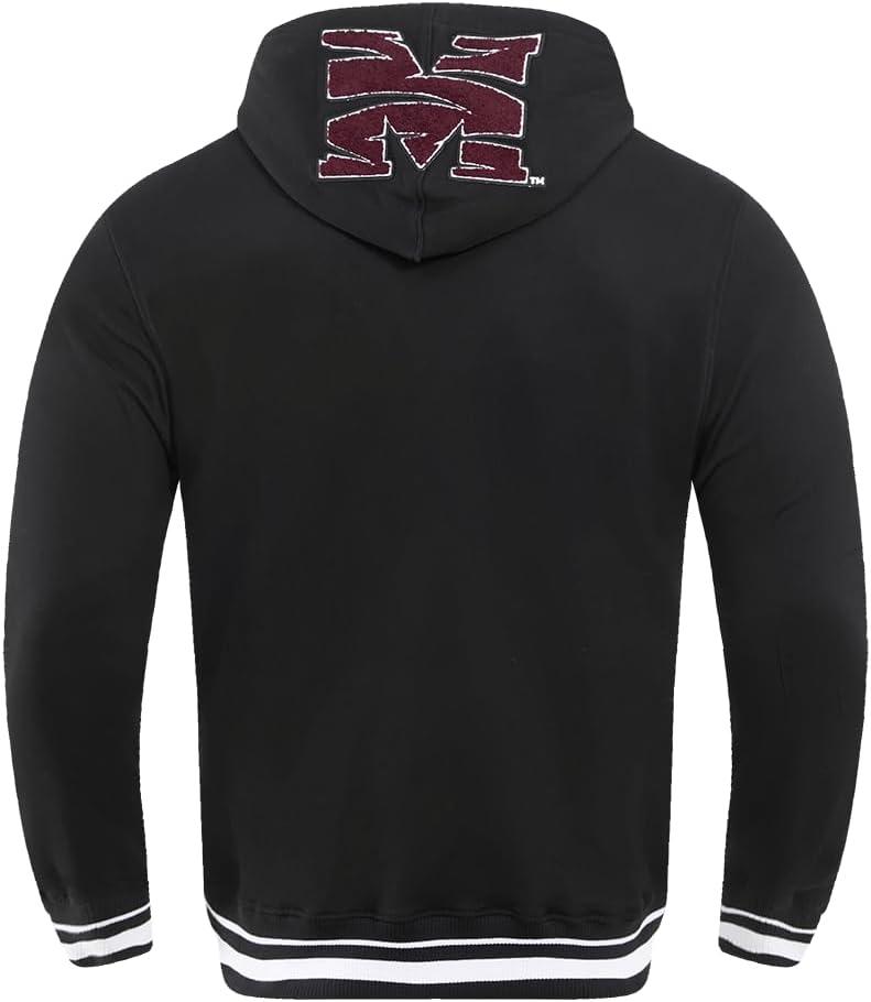 imagePro Standard Mens College Classic Chenille Pull Over HoodieBlack