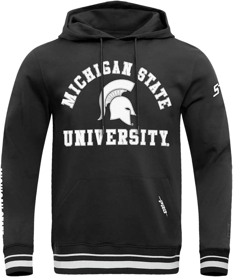 imagePro Standard Mens College Classic Chenille Pull Over HoodieBlack