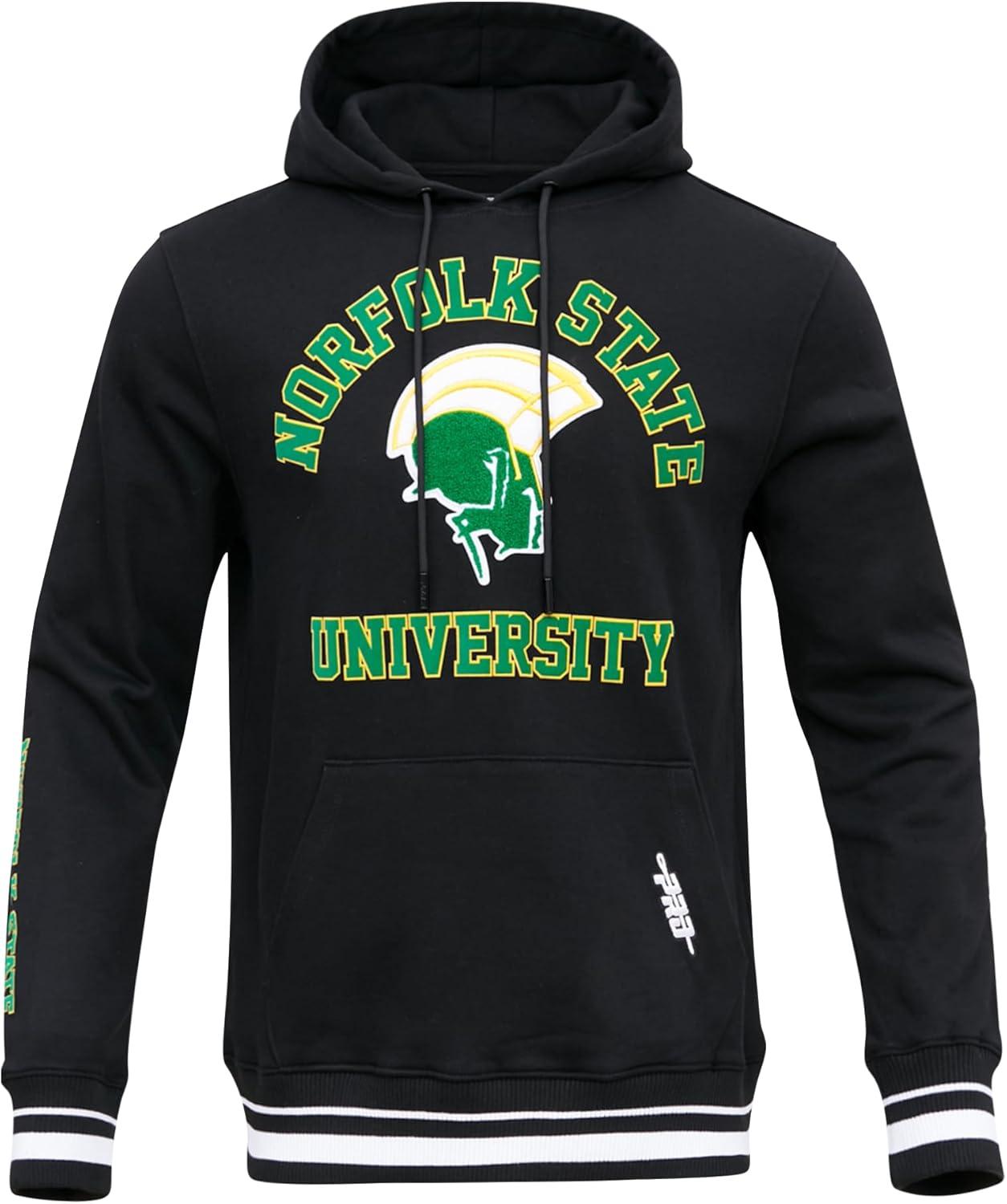 imagePro Standard Mens College Classic Chenille Pull Over HoodieBlack