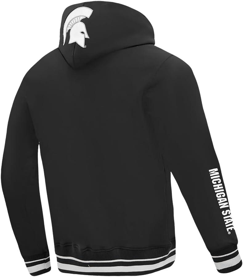 imagePro Standard Mens College Classic Chenille Pull Over HoodieBlack