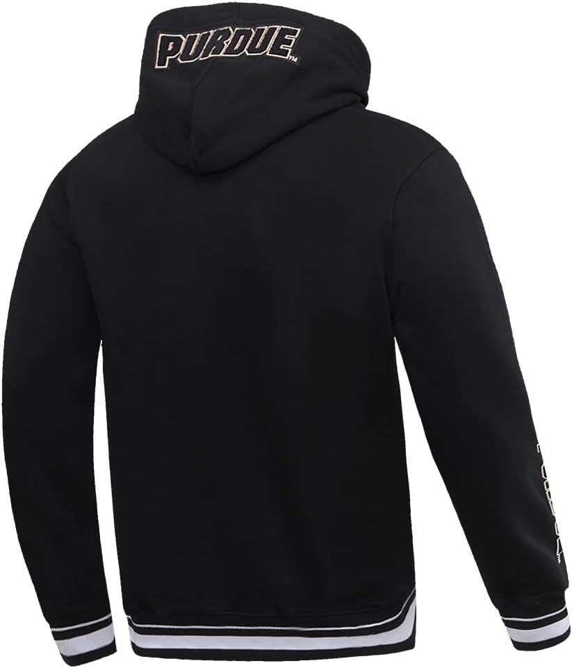 imagePro Standard Mens College Classic Chenille Pull Over HoodieBlack