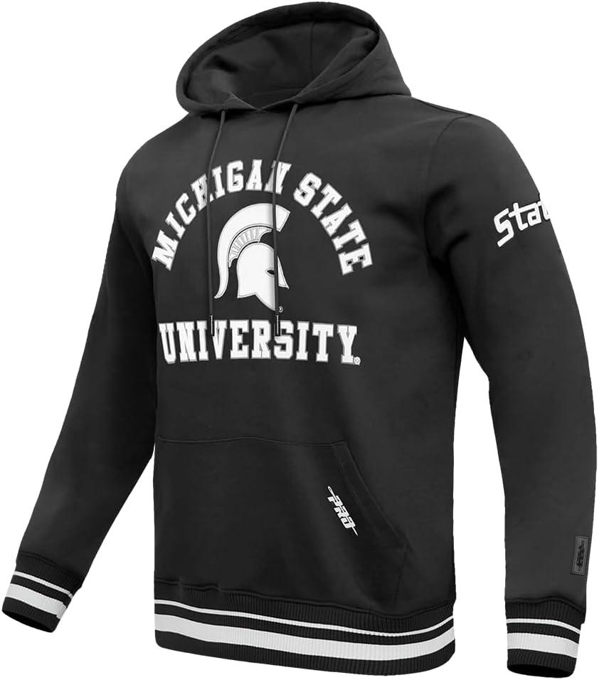 imagePro Standard Mens College Classic Chenille Pull Over HoodieBlack