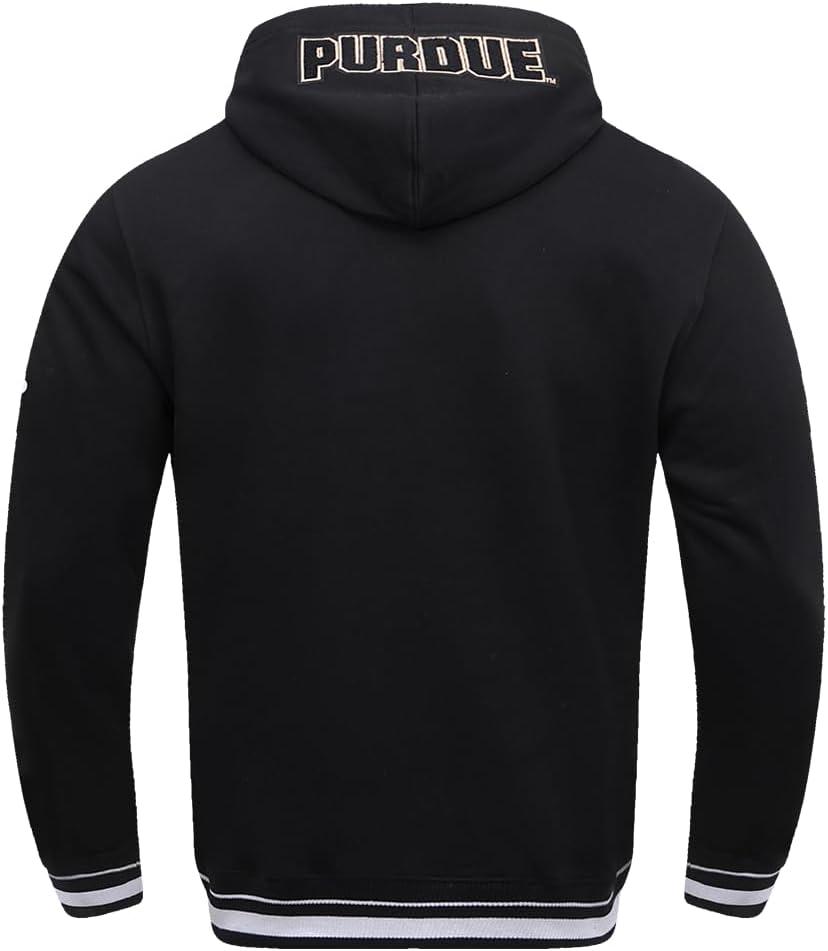 imagePro Standard Mens College Classic Chenille Pull Over HoodieBlack