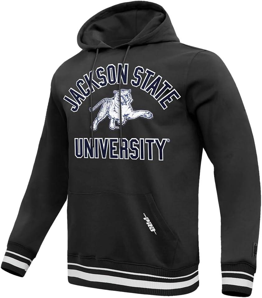 imagePro Standard Mens College Classic Chenille Pull Over HoodieBlack