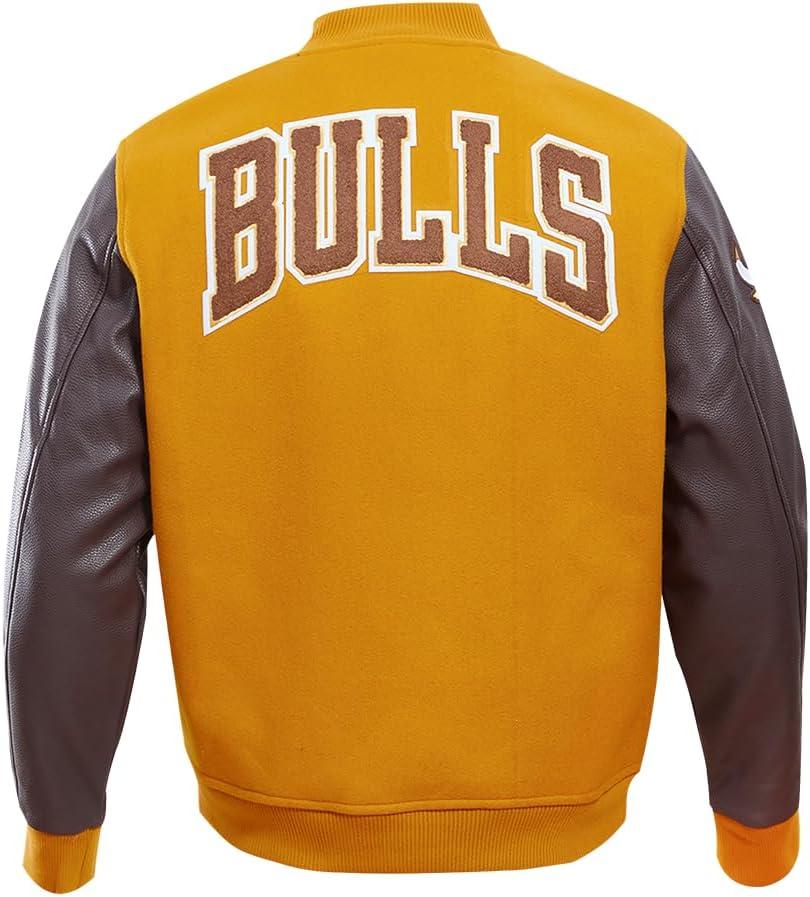 imagePro Standard Mens NBA Classic Varsity Varsity JacketBrown