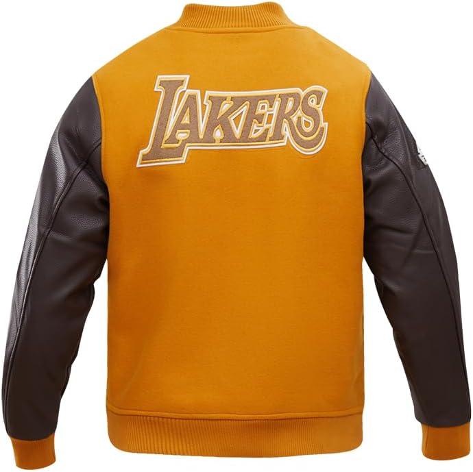 imagePro Standard Mens NBA Classic Varsity Varsity JacketBrown