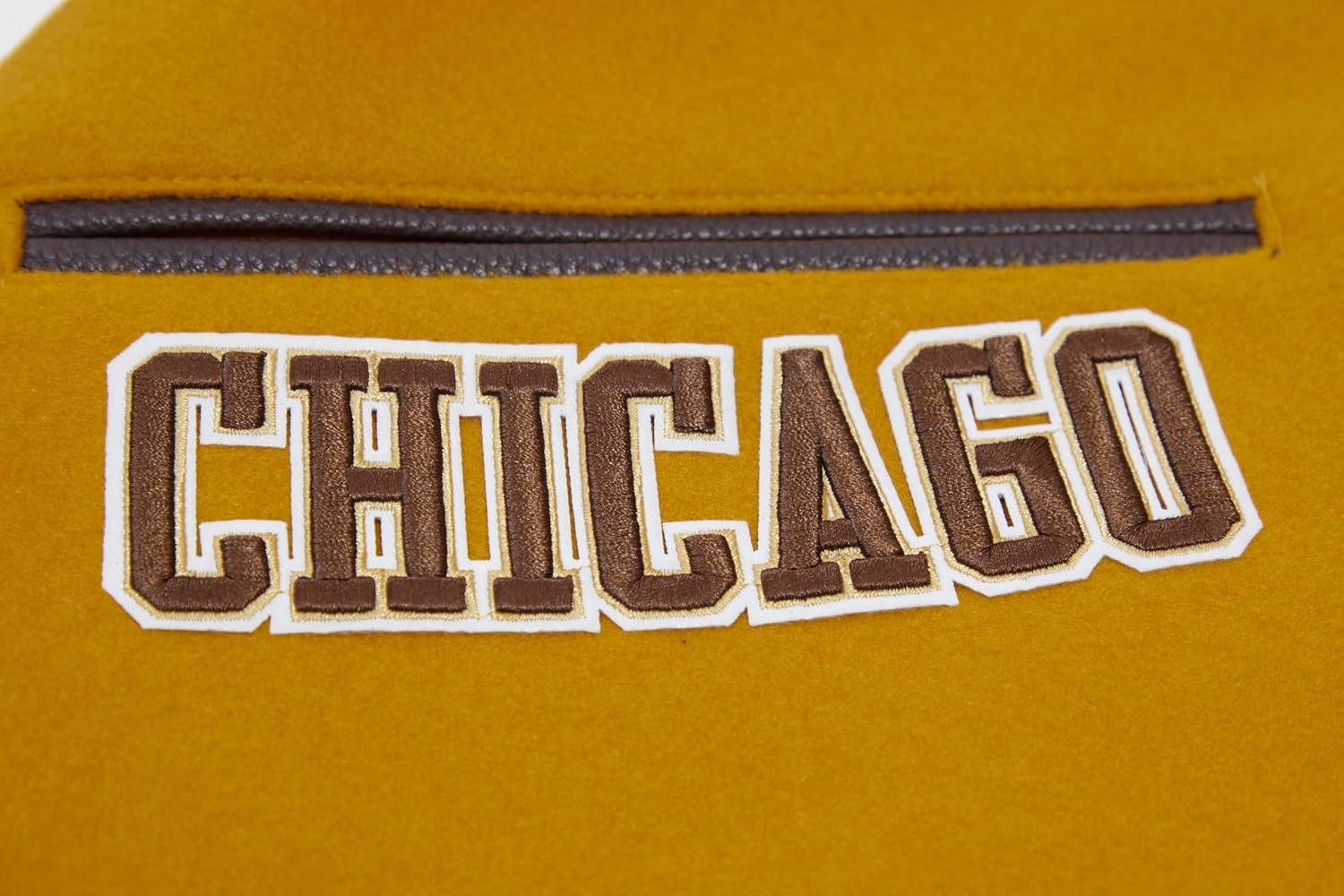 imagePro Standard Mens NBA Classic Varsity Varsity JacketBrown
