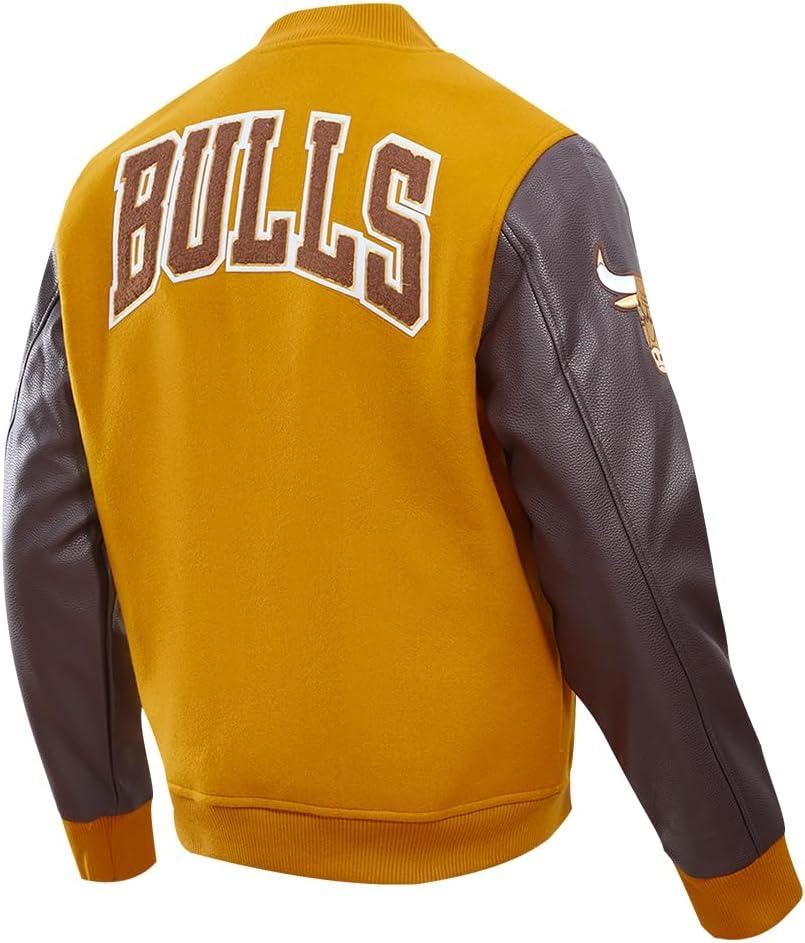 imagePro Standard Mens NBA Classic Varsity Varsity JacketBrown