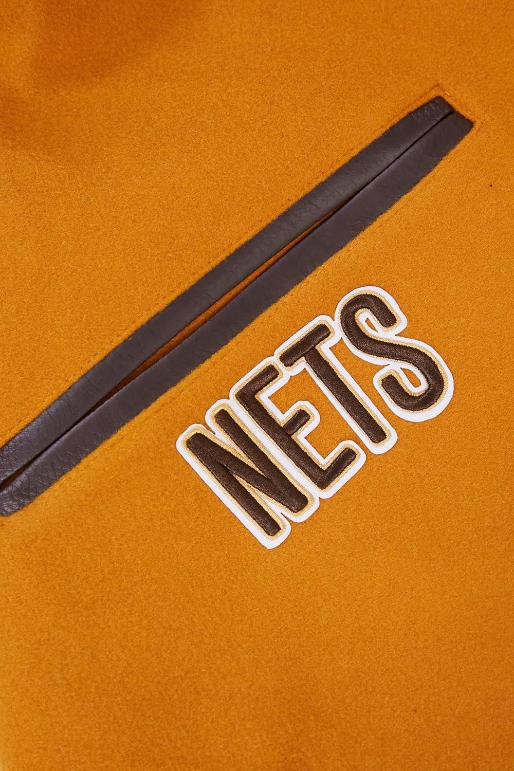 imagePro Standard Mens NBA Classic Varsity Varsity JacketBrown