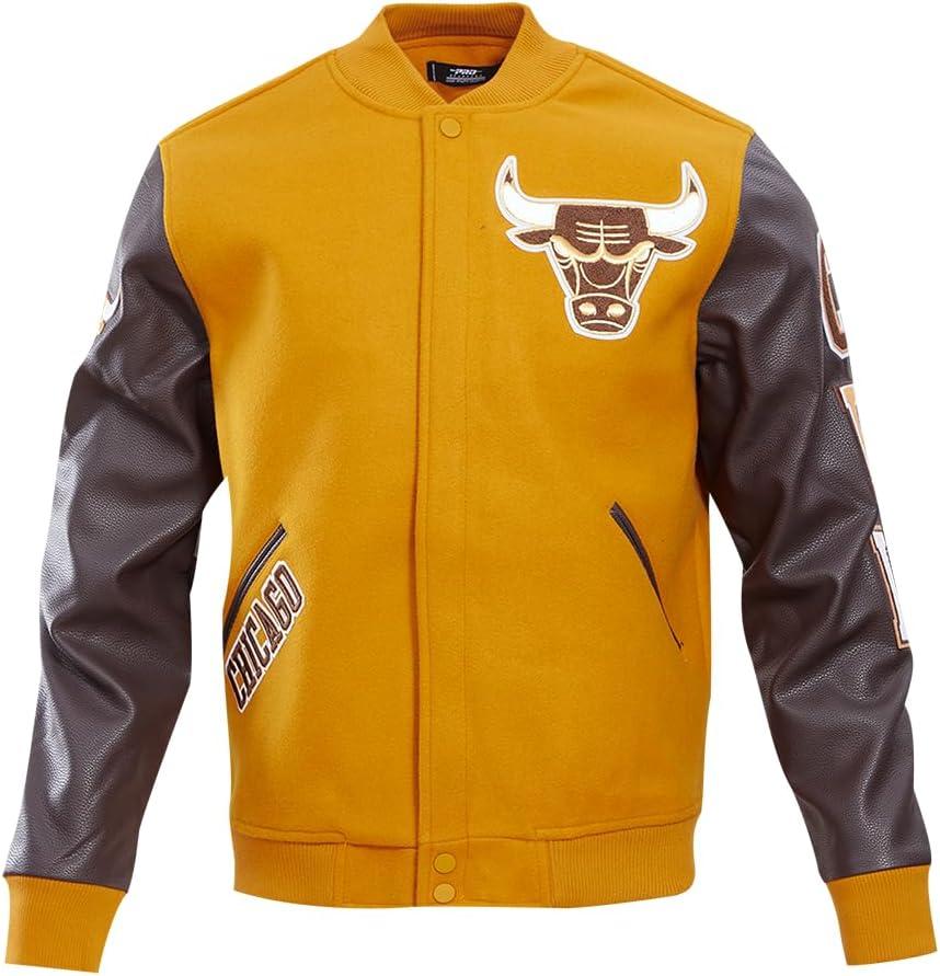 imagePro Standard Mens NBA Classic Varsity Varsity JacketBrown