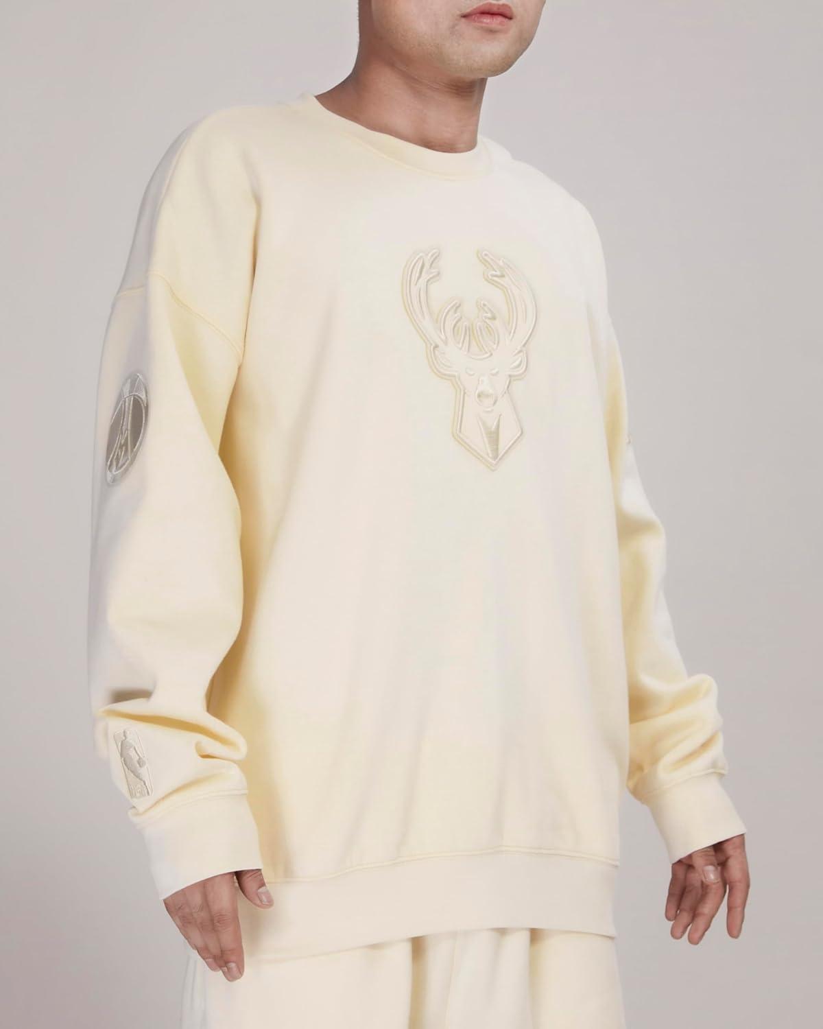 imagePro Standard Mens NBA Neutral Crewneck SweatshirtEggshell