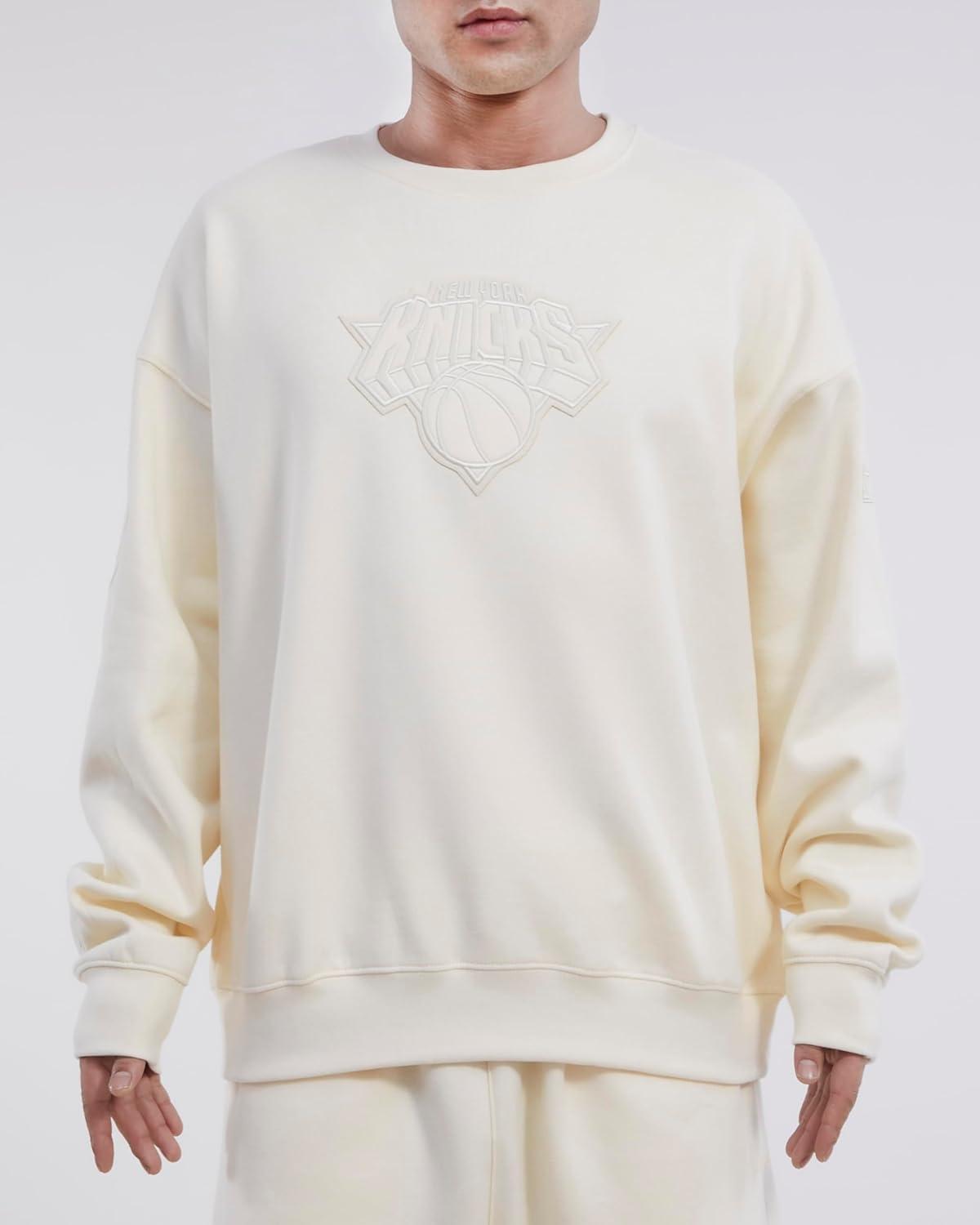 imagePro Standard Mens NBA Neutral Crewneck SweatshirtEggshell