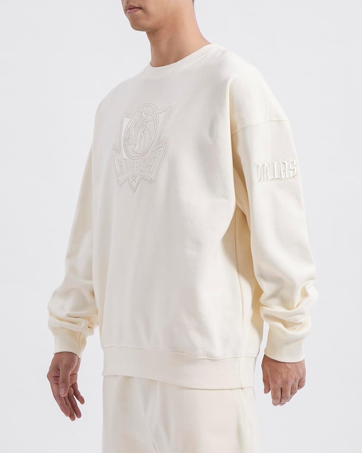 imagePro Standard Mens NBA Neutral Crewneck SweatshirtEggshell