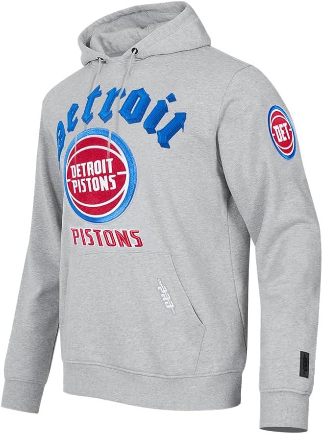 imagePro Standard Mens NBA Old English Pull Over HoodieHeather Grey