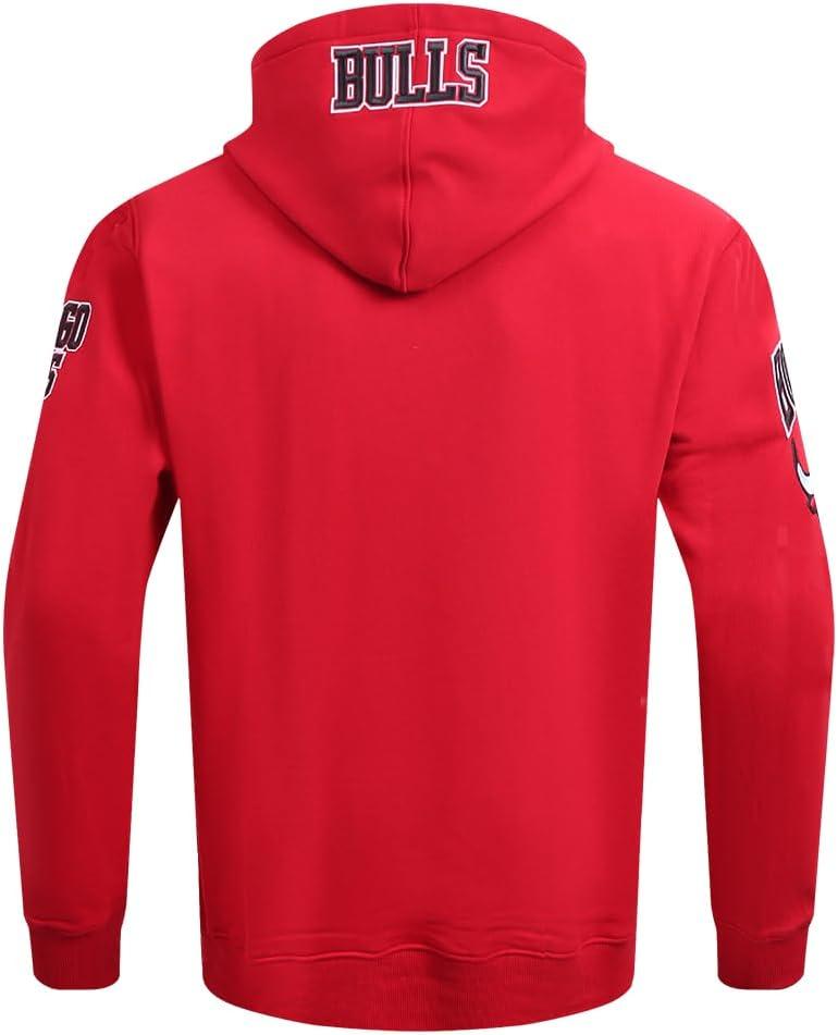 imagePro Standard Mens NBA Old English Pull Over HoodieRed