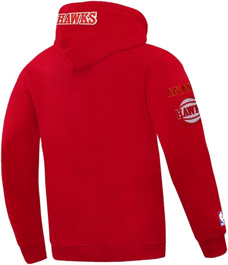 imagePro Standard Mens NBA Old English Pull Over HoodieRed