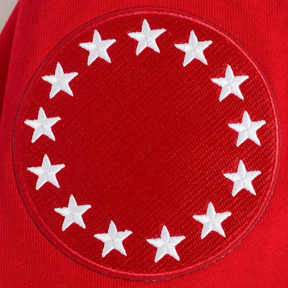 imagePro Standard Mens NBA Old English Pull Over HoodieRed