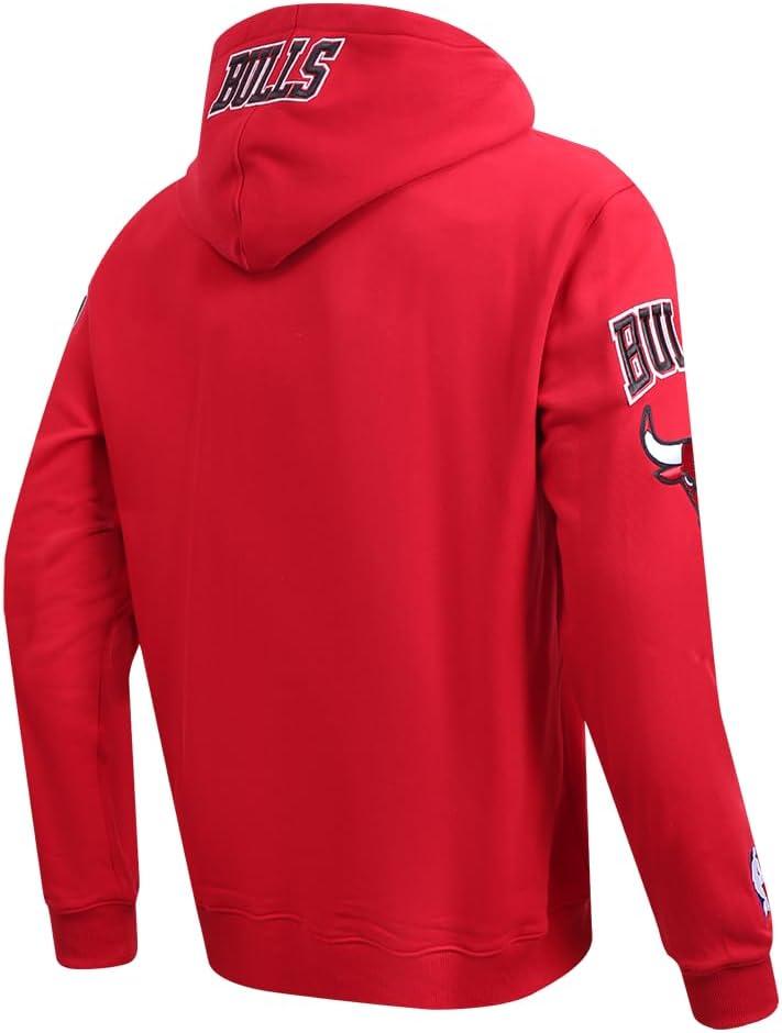 imagePro Standard Mens NBA Old English Pull Over HoodieRed