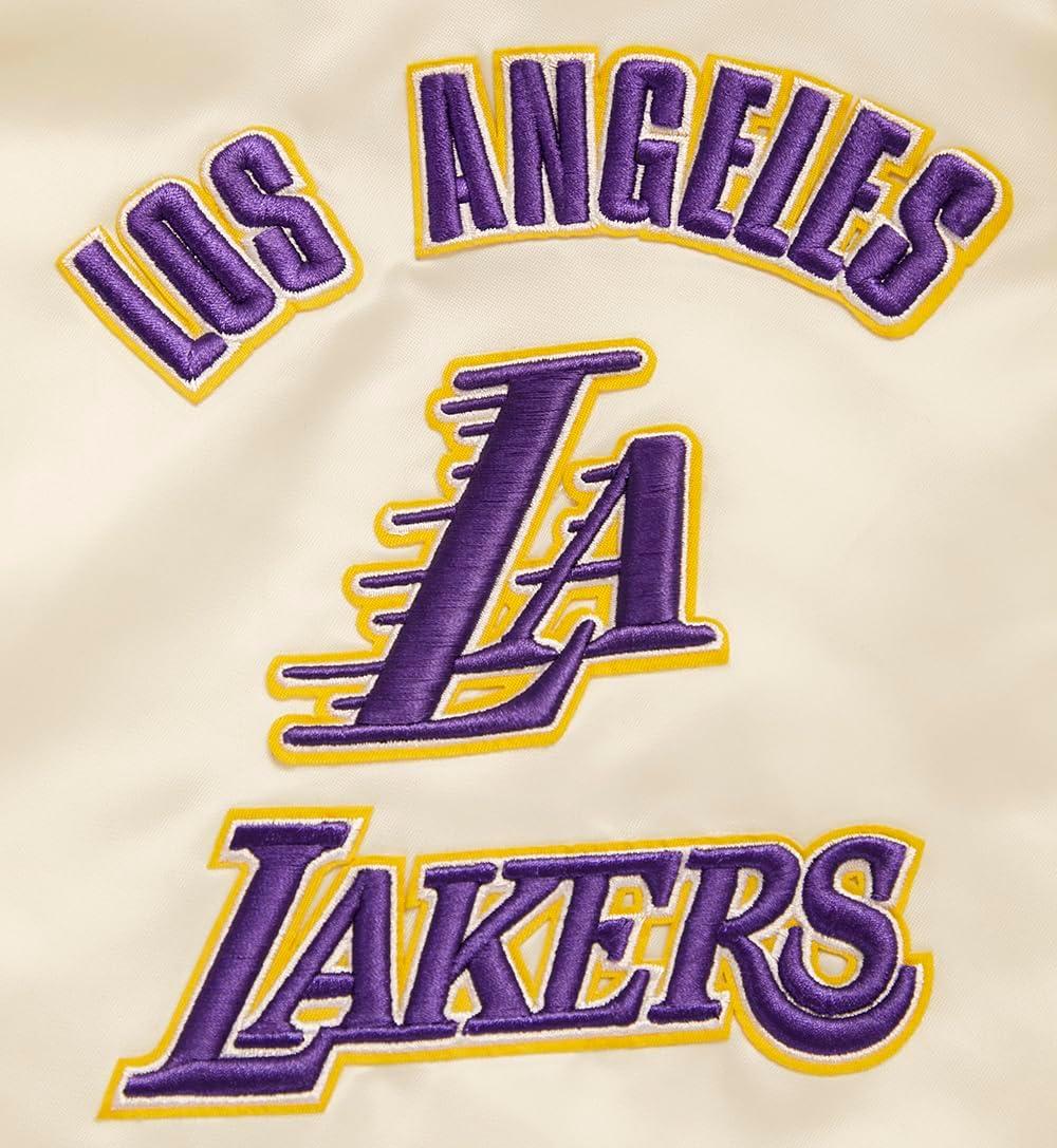 imagePro Standard Mens NBA Retro Classics Satin JacketEggshell Purple