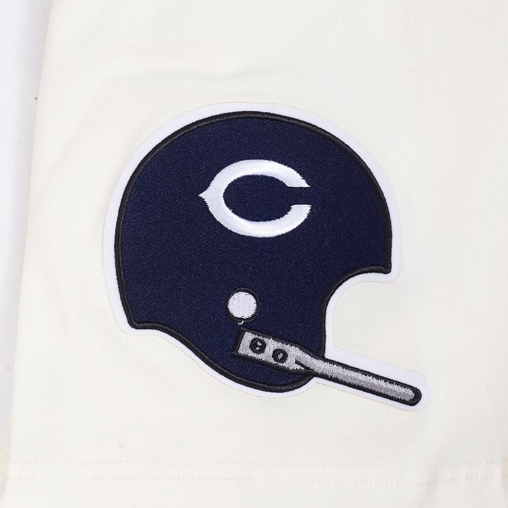 imagePro Standard Mens NFL Chicago Bears Retro Cascade Shor Sleeve Tee EggshellMidnight Navy 2XL