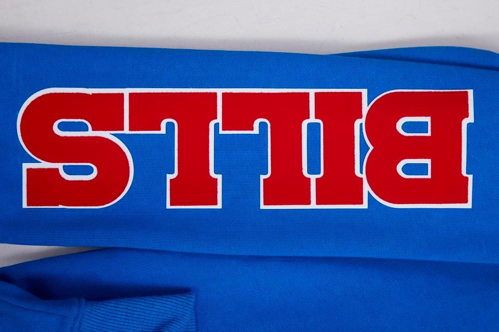 imagePro Standard Mens NFL Classic Bristle Brushed Back French Terry Pull Over HoodieBlue