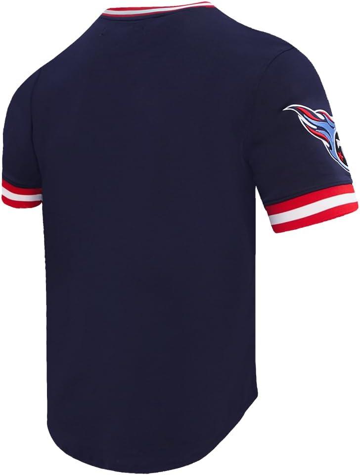 imagePro Standard Mens NFL Classic Chenille Short Sleeve TeeMidnight Navy