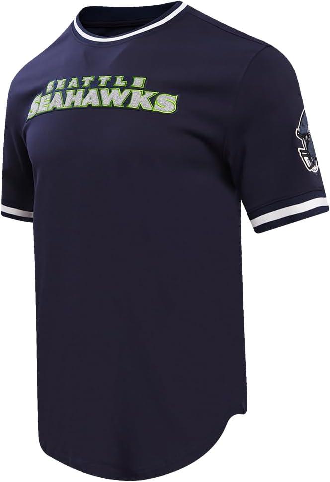 imagePro Standard Mens NFL Classic Chenille Short Sleeve TeeMidnight Navy