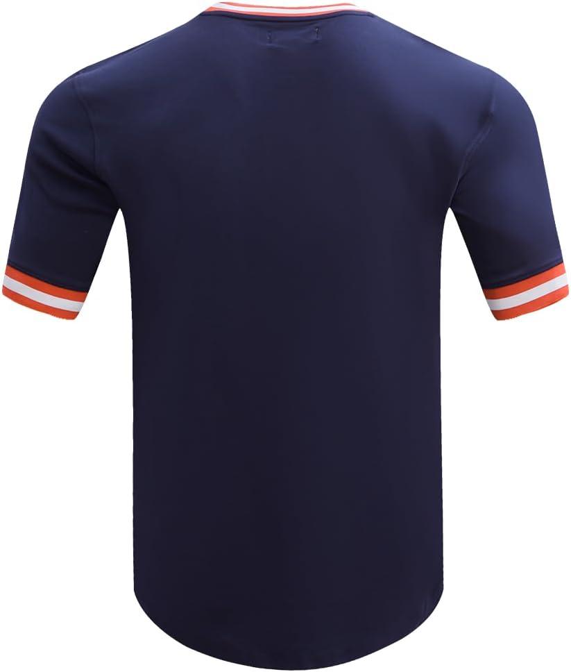 imagePro Standard Mens NFL Classic Chenille Short Sleeve TeeMidnight Navy