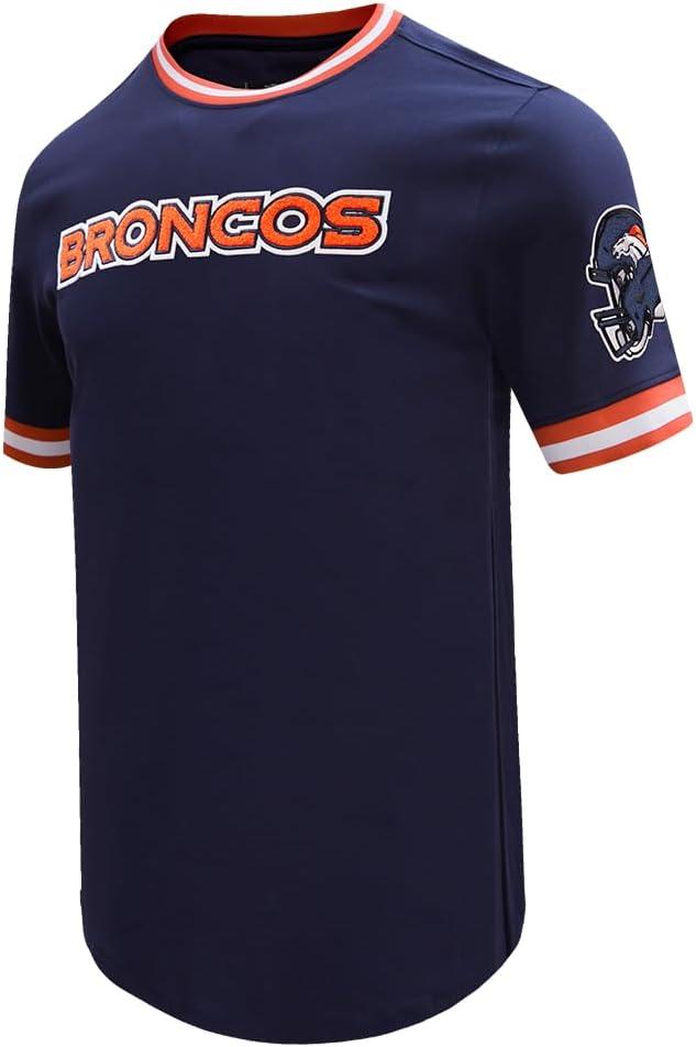 imagePro Standard Mens NFL Classic Chenille Short Sleeve TeeMidnight Navy