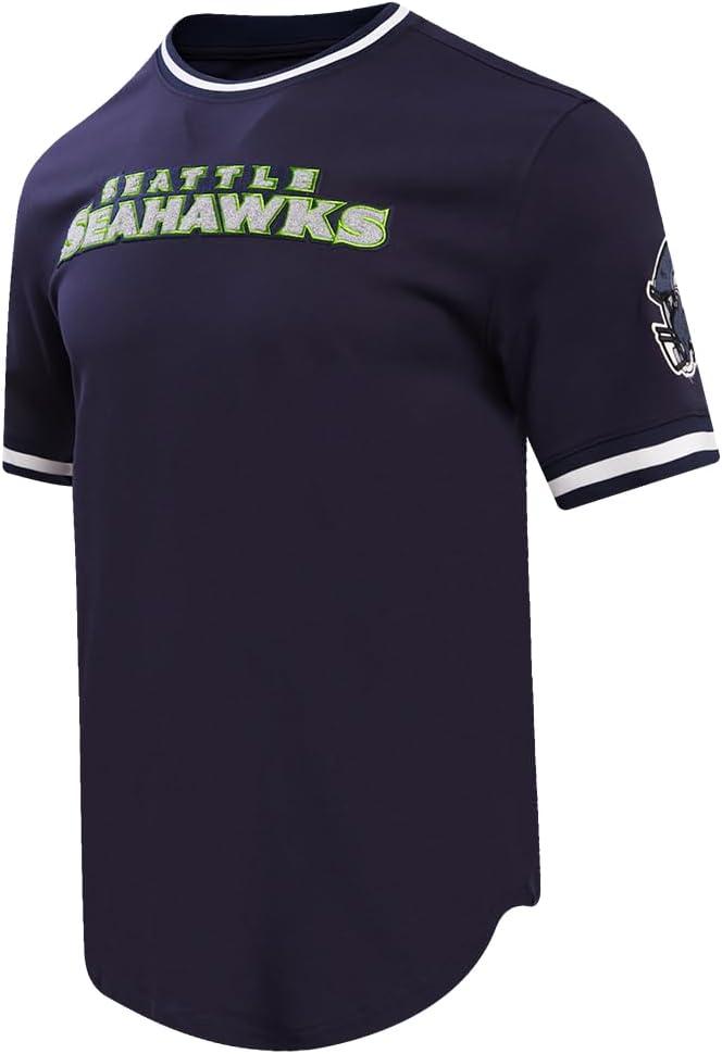 imagePro Standard Mens NFL Classic Chenille Short Sleeve TeeMidnight Navy