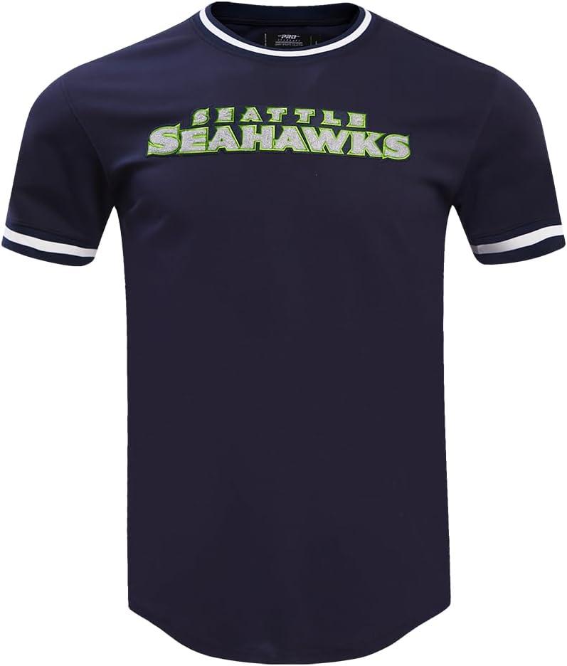 imagePro Standard Mens NFL Classic Chenille Short Sleeve TeeMidnight Navy