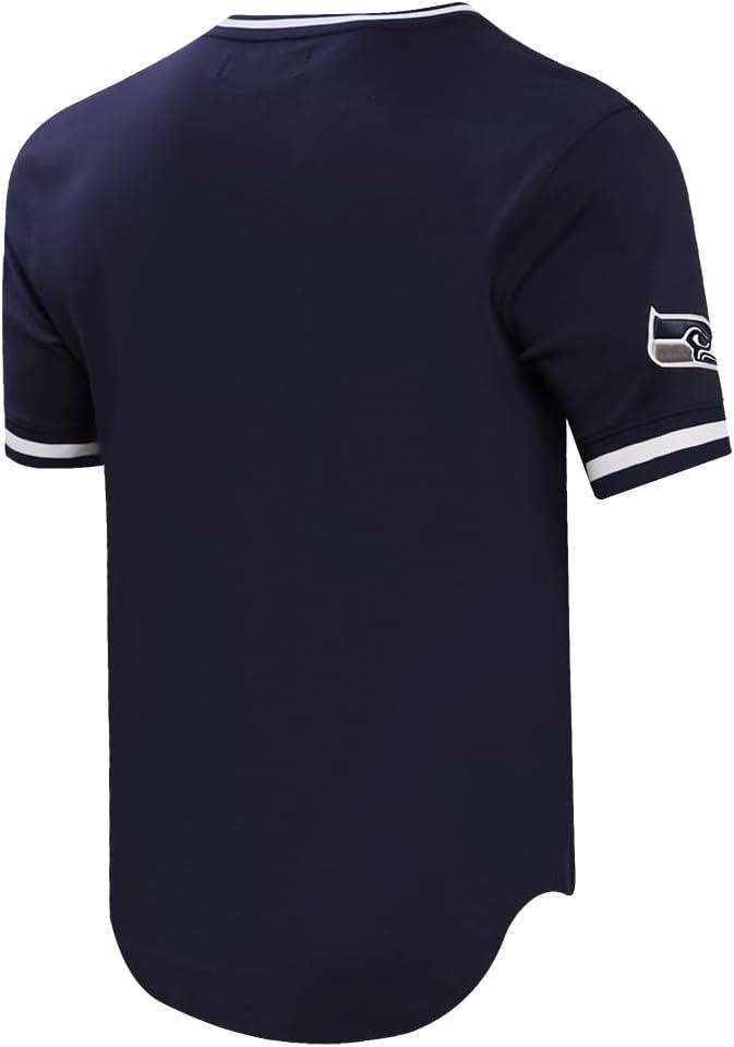 imagePro Standard Mens NFL Classic Chenille Short Sleeve TeeMidnight Navy