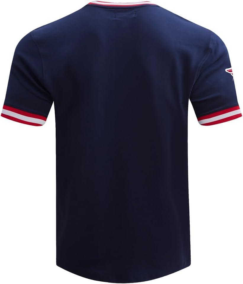 imagePro Standard Mens NFL Classic Chenille Short Sleeve TeeMidnight Navy