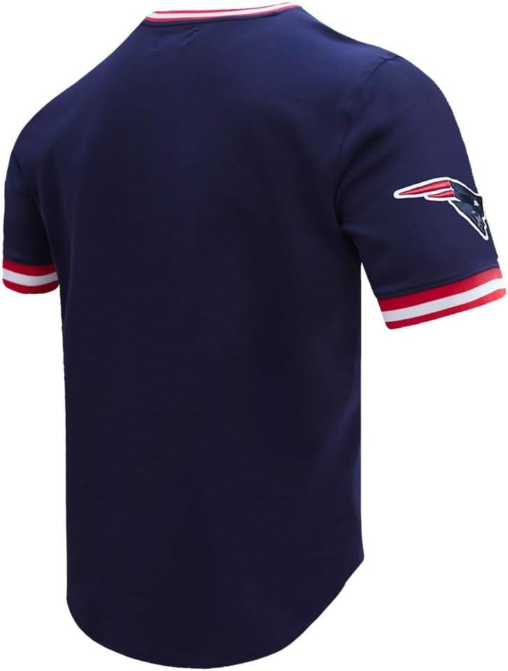 imagePro Standard Mens NFL Classic Chenille Short Sleeve TeeMidnight Navy
