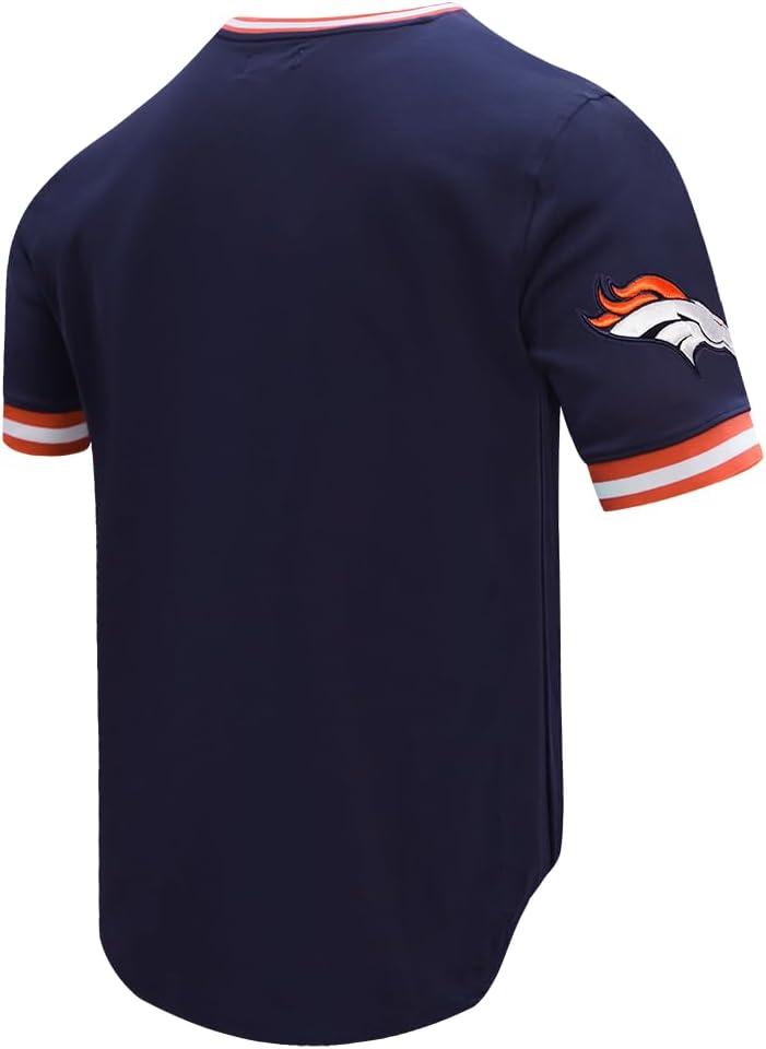 imagePro Standard Mens NFL Classic Chenille Short Sleeve TeeMidnight Navy