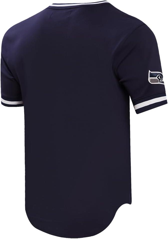 imagePro Standard Mens NFL Classic Chenille Short Sleeve TeeMidnight Navy