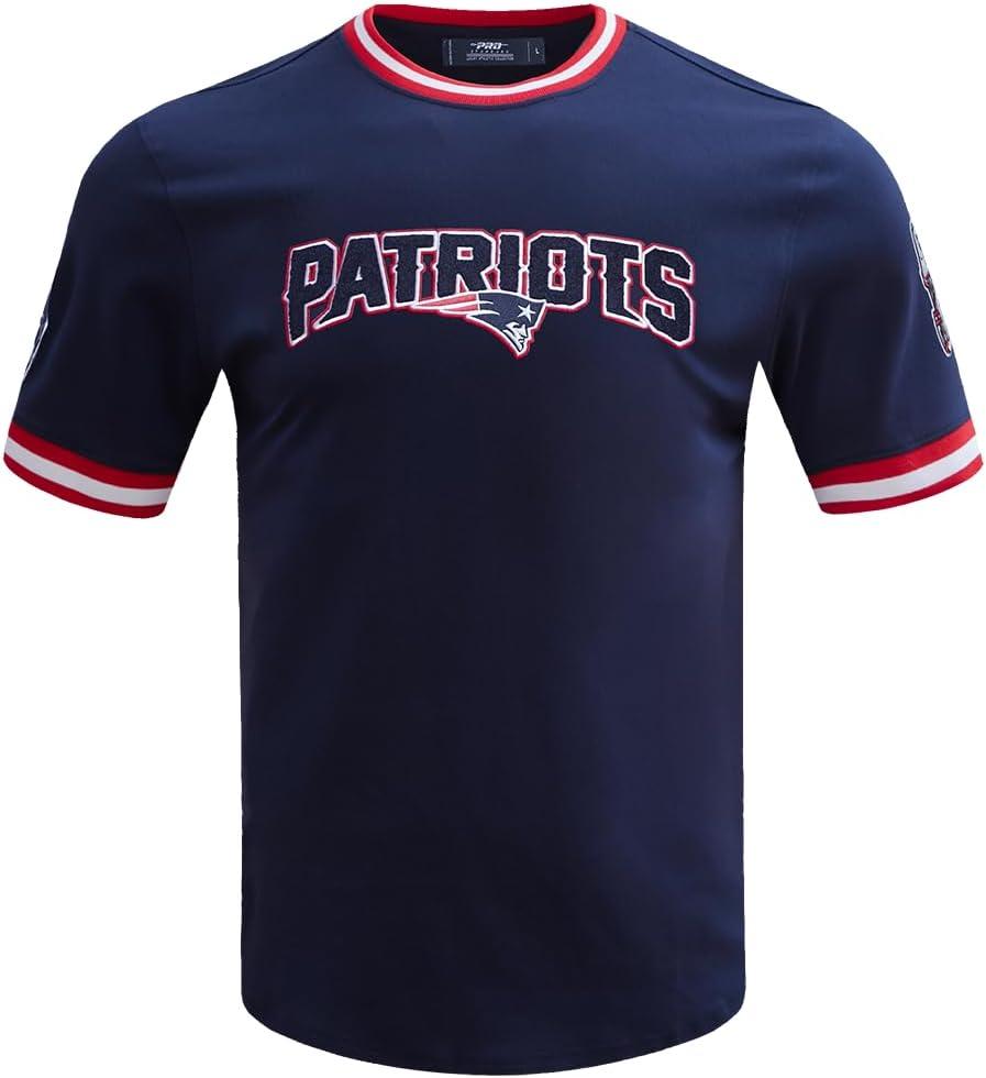 imagePro Standard Mens NFL Classic Chenille Short Sleeve TeeMidnight Navy
