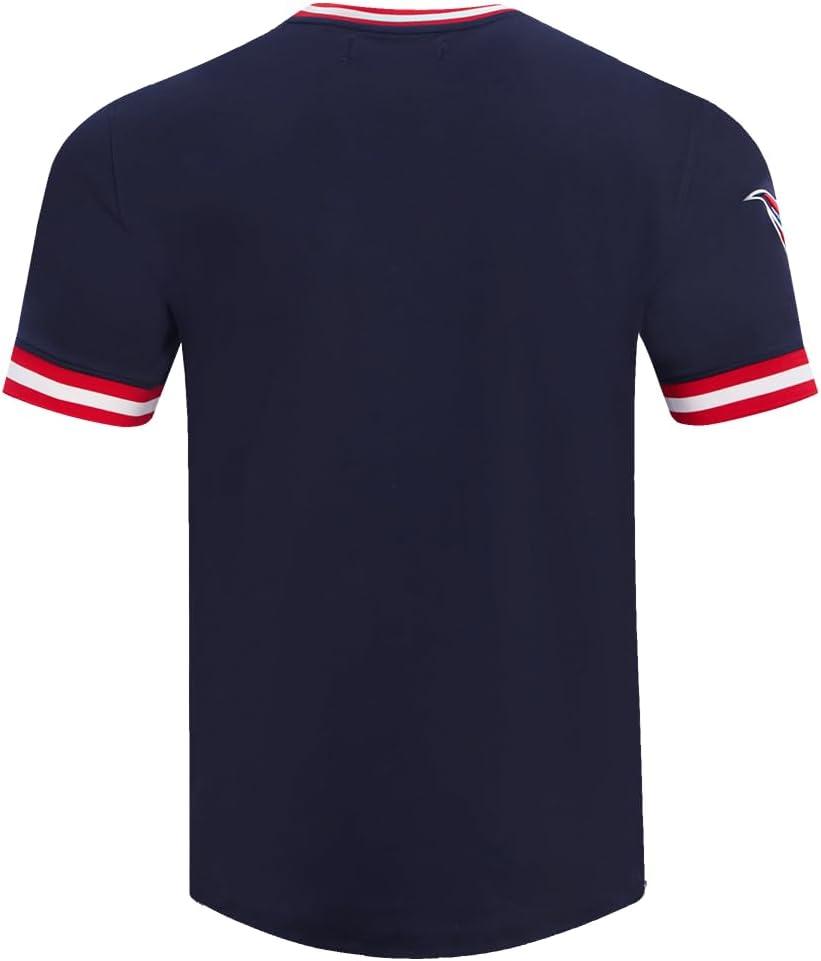 imagePro Standard Mens NFL Classic Chenille Short Sleeve TeeMidnight Navy