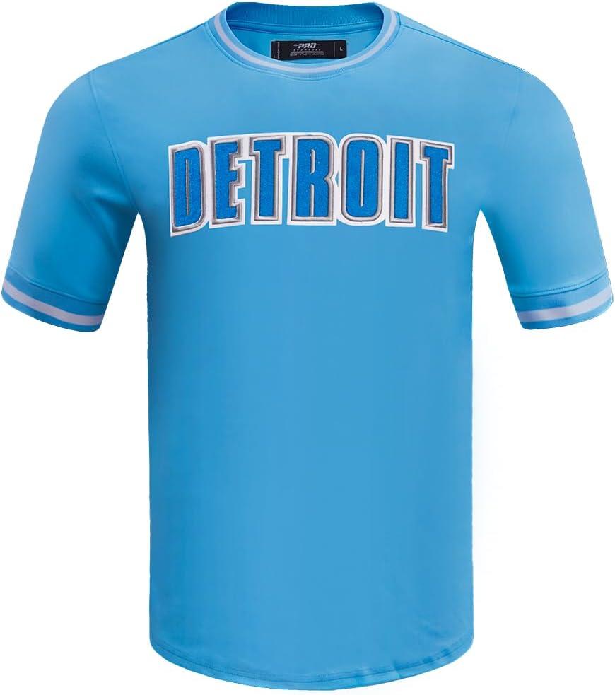 imagePro Standard Mens NFL Classic Chenille Short Sleeve TeeUniversity Blue