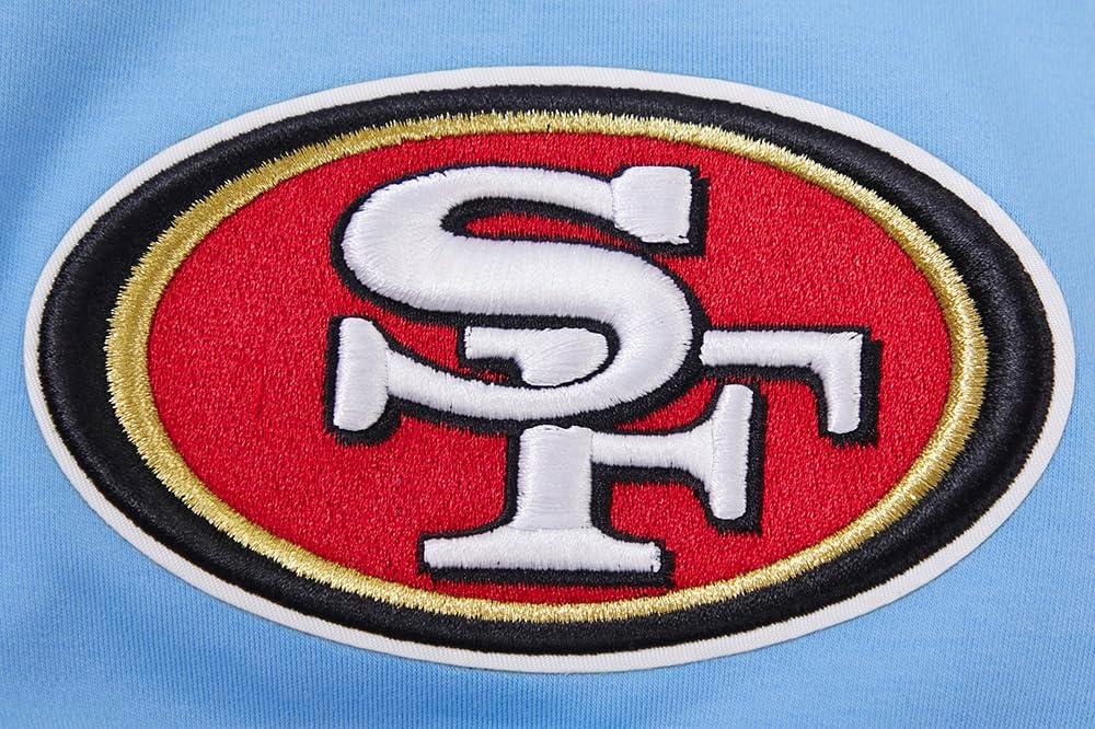 imagePro Standard Mens NFL Classic Chenille Short Sleeve TeeUniversity Blue