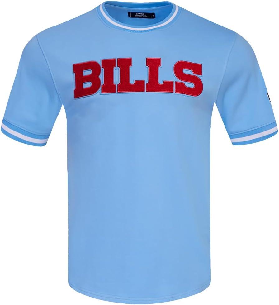 imagePro Standard Mens NFL Classic Chenille Short Sleeve TeeUniversity Blue