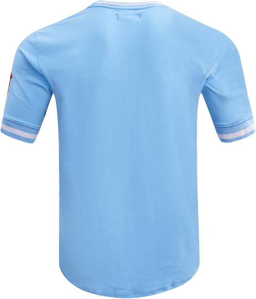 imagePro Standard Mens NFL Classic Chenille Short Sleeve TeeUniversity Blue