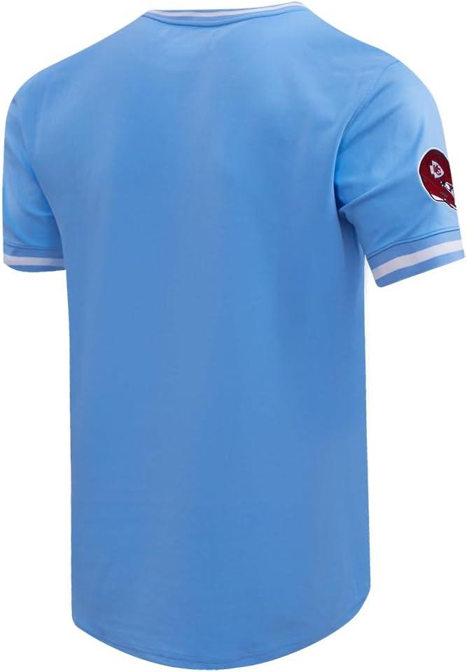 imagePro Standard Mens NFL Classic Chenille Short Sleeve TeeUniversity Blue