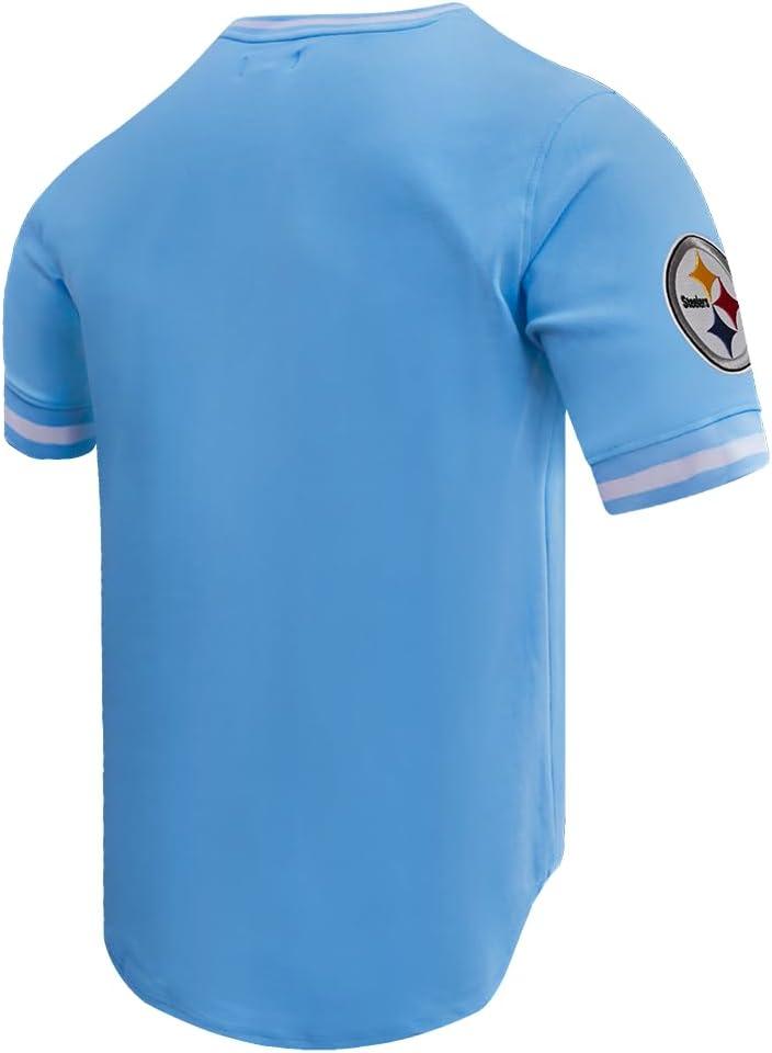 imagePro Standard Mens NFL Classic Chenille Short Sleeve TeeUniversity Blue