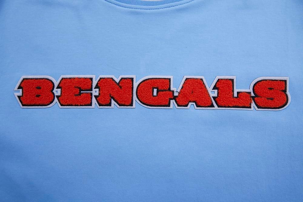 imagePro Standard Mens NFL Classic Chenille Short Sleeve TeeUniversity Blue
