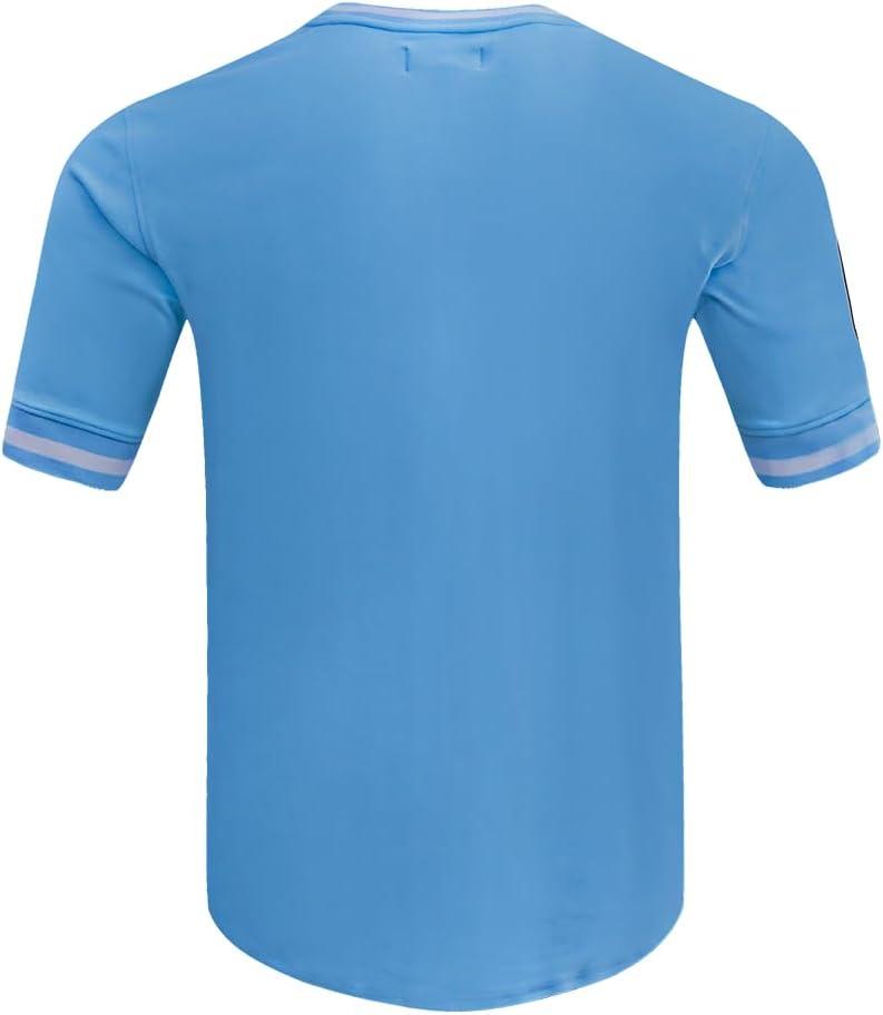 imagePro Standard Mens NFL Classic Chenille Short Sleeve TeeUniversity Blue