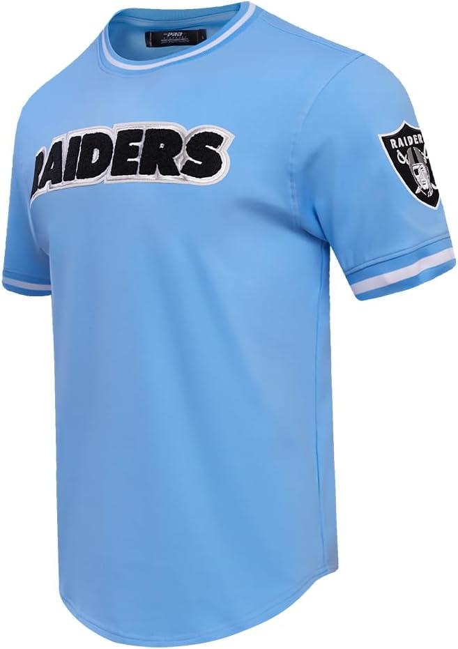 imagePro Standard Mens NFL Classic Chenille Short Sleeve TeeUniversity Blue
