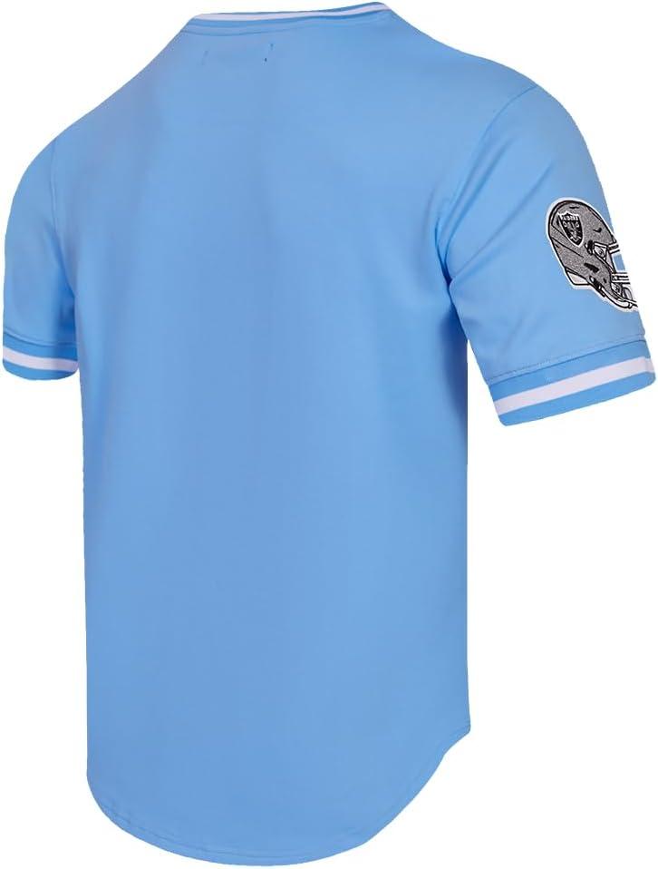 imagePro Standard Mens NFL Classic Chenille Short Sleeve TeeUniversity Blue