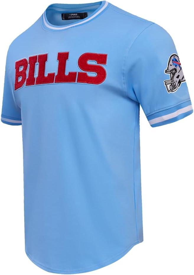 imagePro Standard Mens NFL Classic Chenille Short Sleeve TeeUniversity Blue